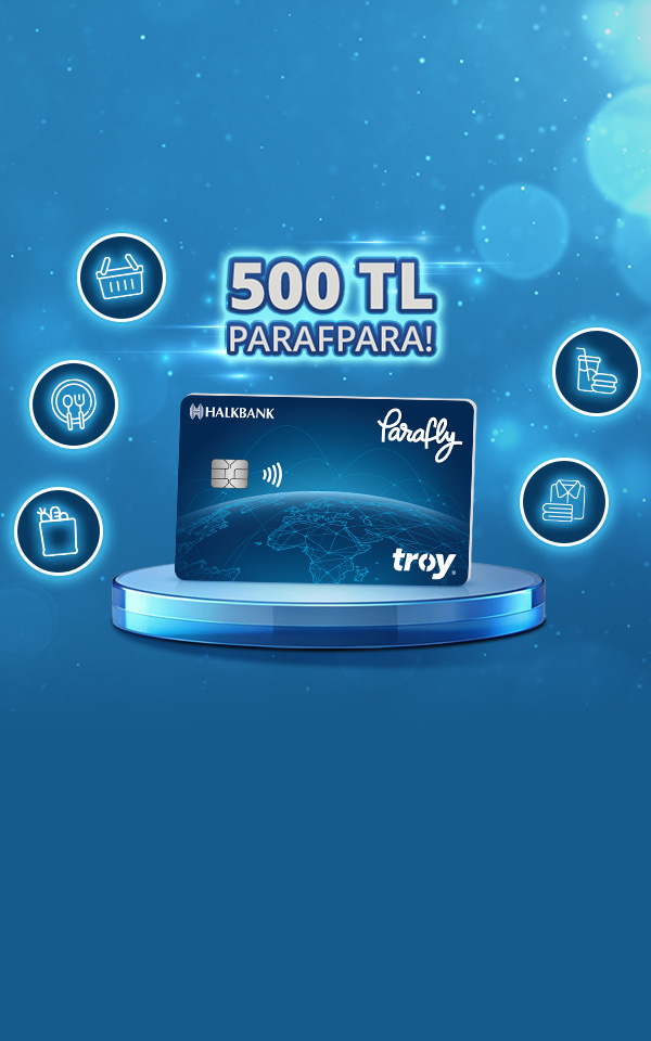 Paraf Troy Kartlara Özel Seçili Sektörlerde 500 TL ParafPara Kampanyası
